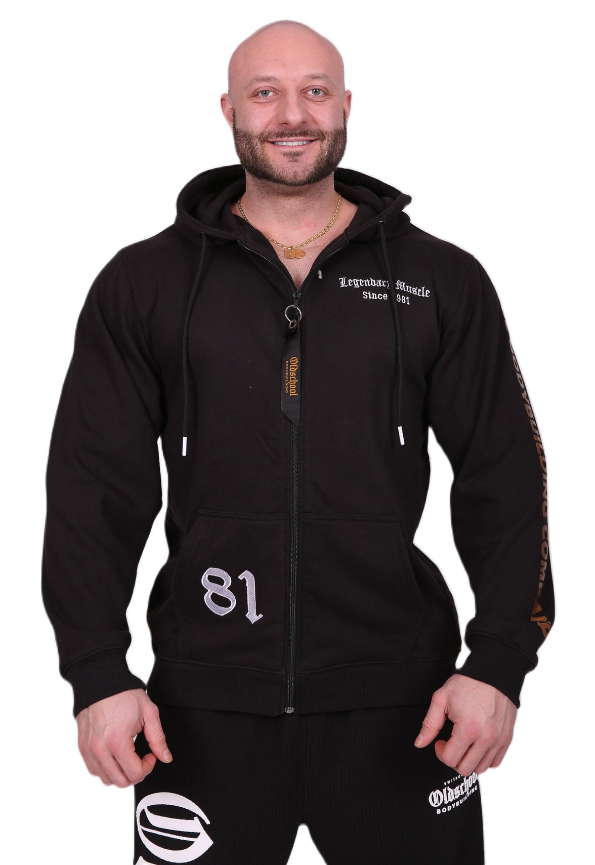 Oldschool Bodybuilding Switzerland True Hoodie - Schwarz