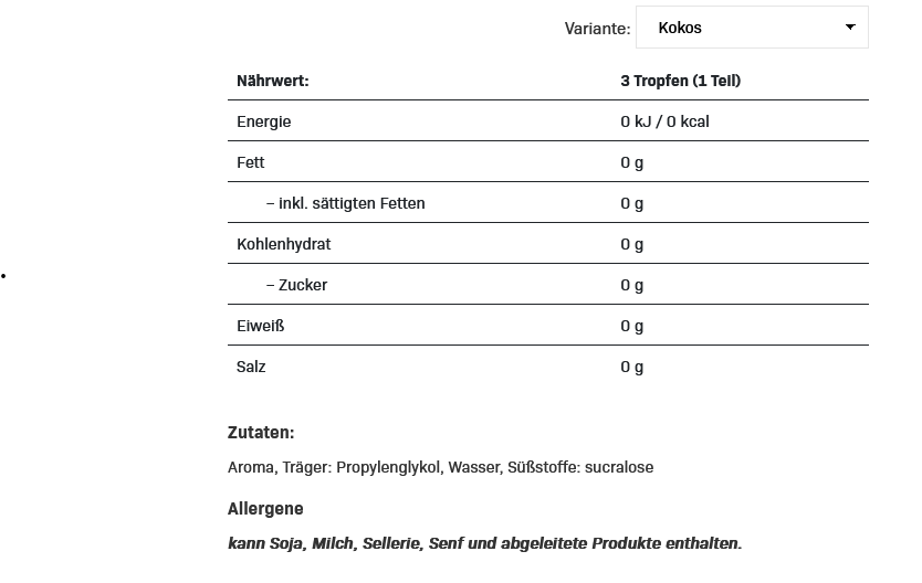 Allnutrition Flav Drops