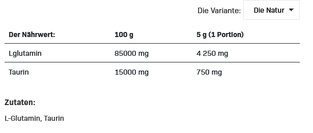 All Nutrition Glutamine Recovery Amino 500g