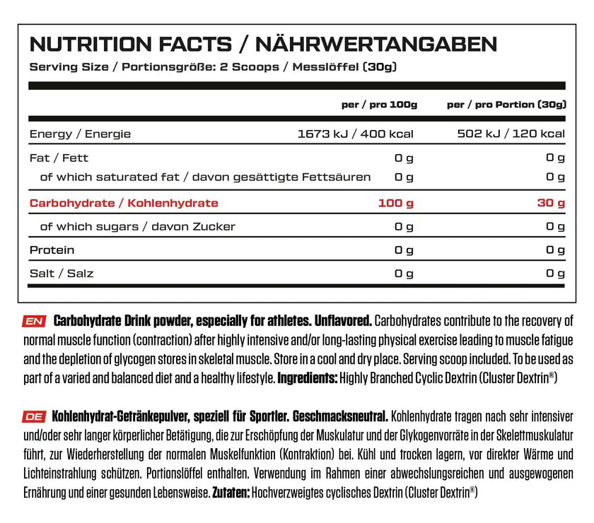 Vast Pro Carbs - 900g