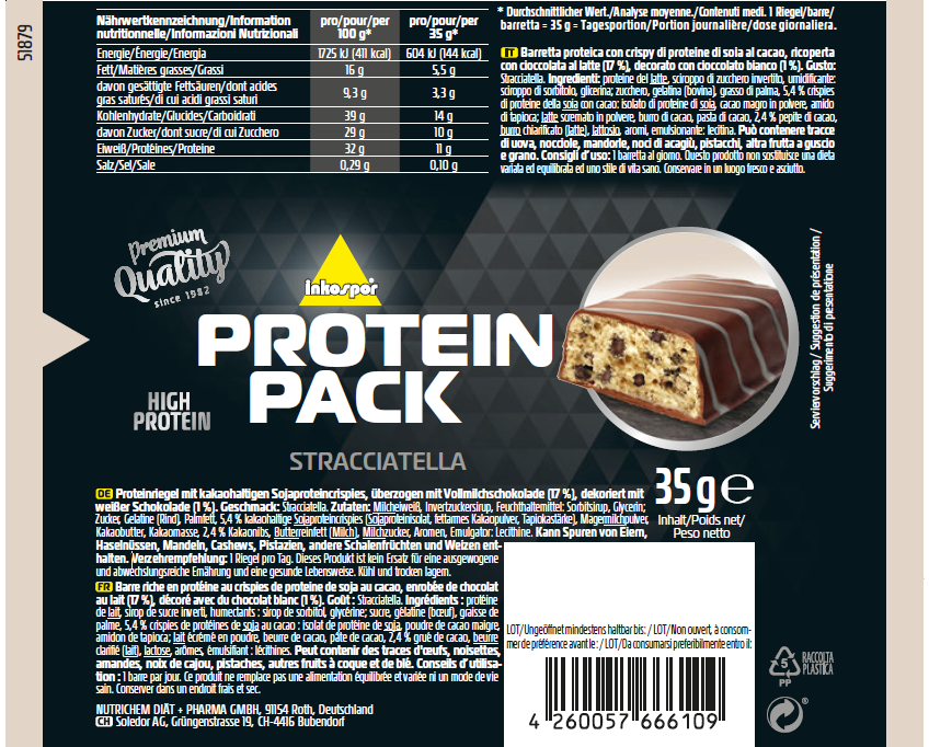 Inkospor Protein Pack Stracciatella