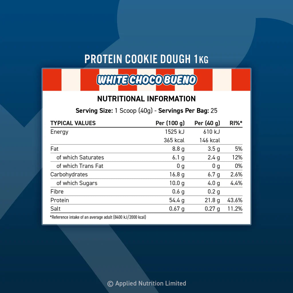 Applied Nutrition Protein Cookie Dessert - White Choc Pistachio