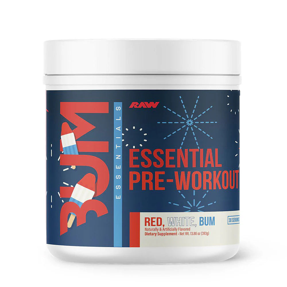 CBUM Essential Pre-Workout - Red White N Bum