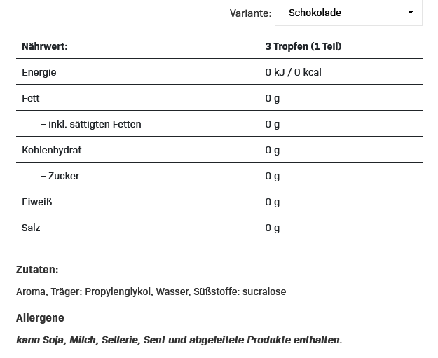 Allnutrition Flav Drops