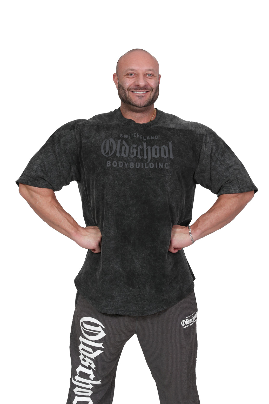 Barcelona Fit Oversized Tee Washed Black