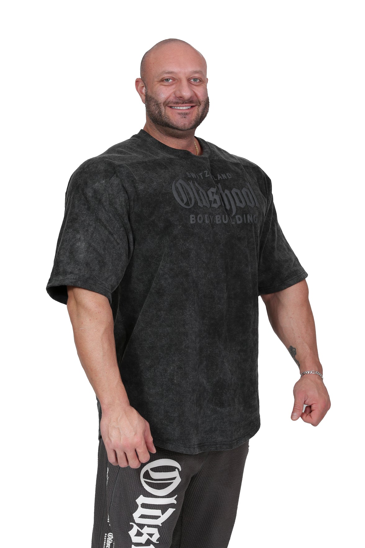 Barcelona Fit Oversized Tee Washed Black