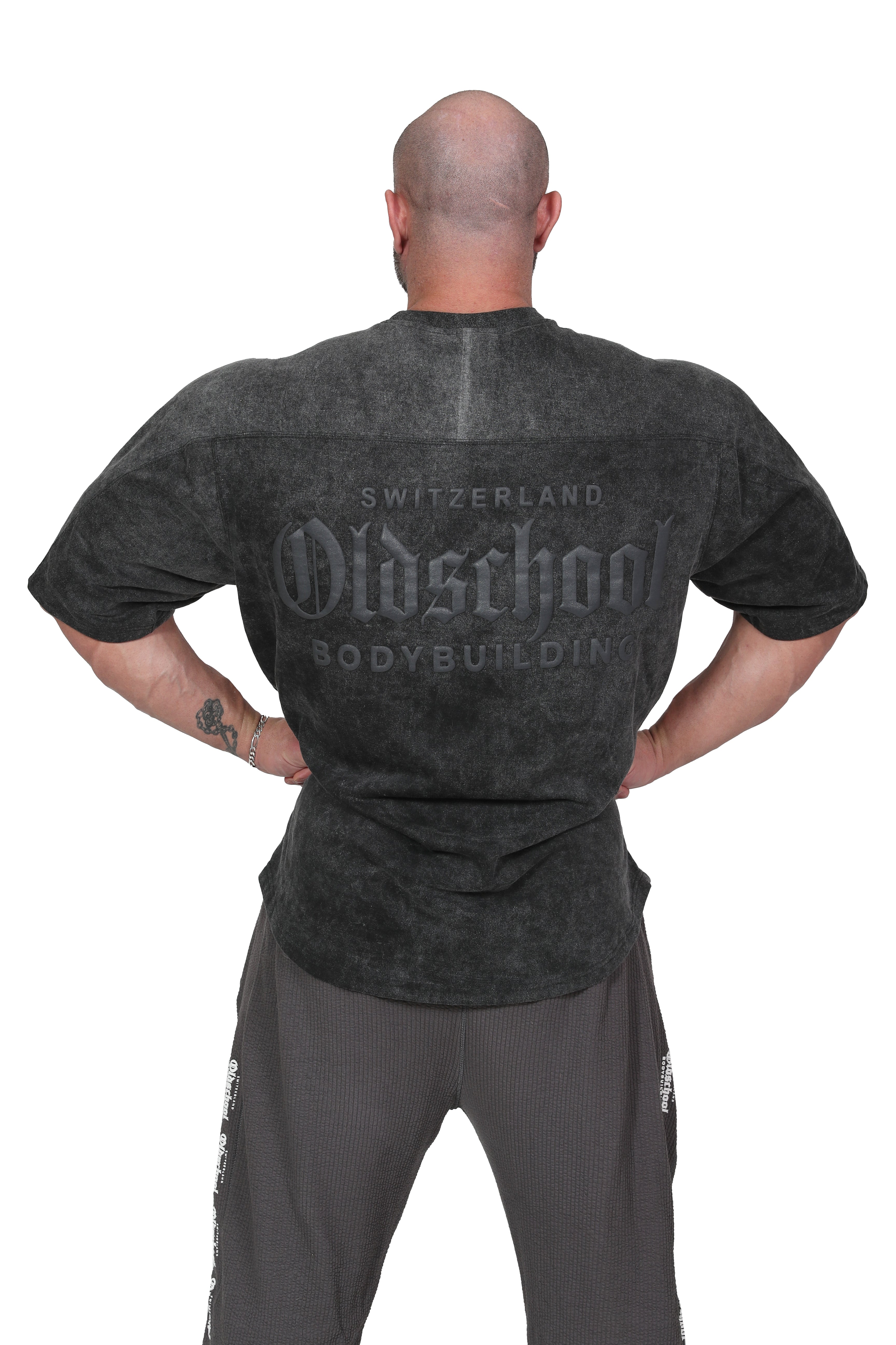 Barcelona Fit Oversized Tee Washed Black