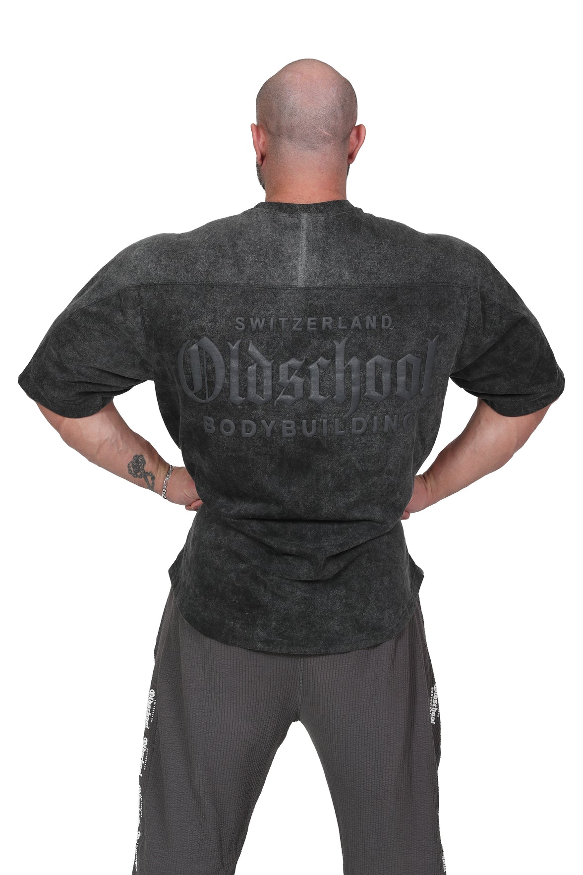 Barcelona Fit Oversized Tee Washed Black