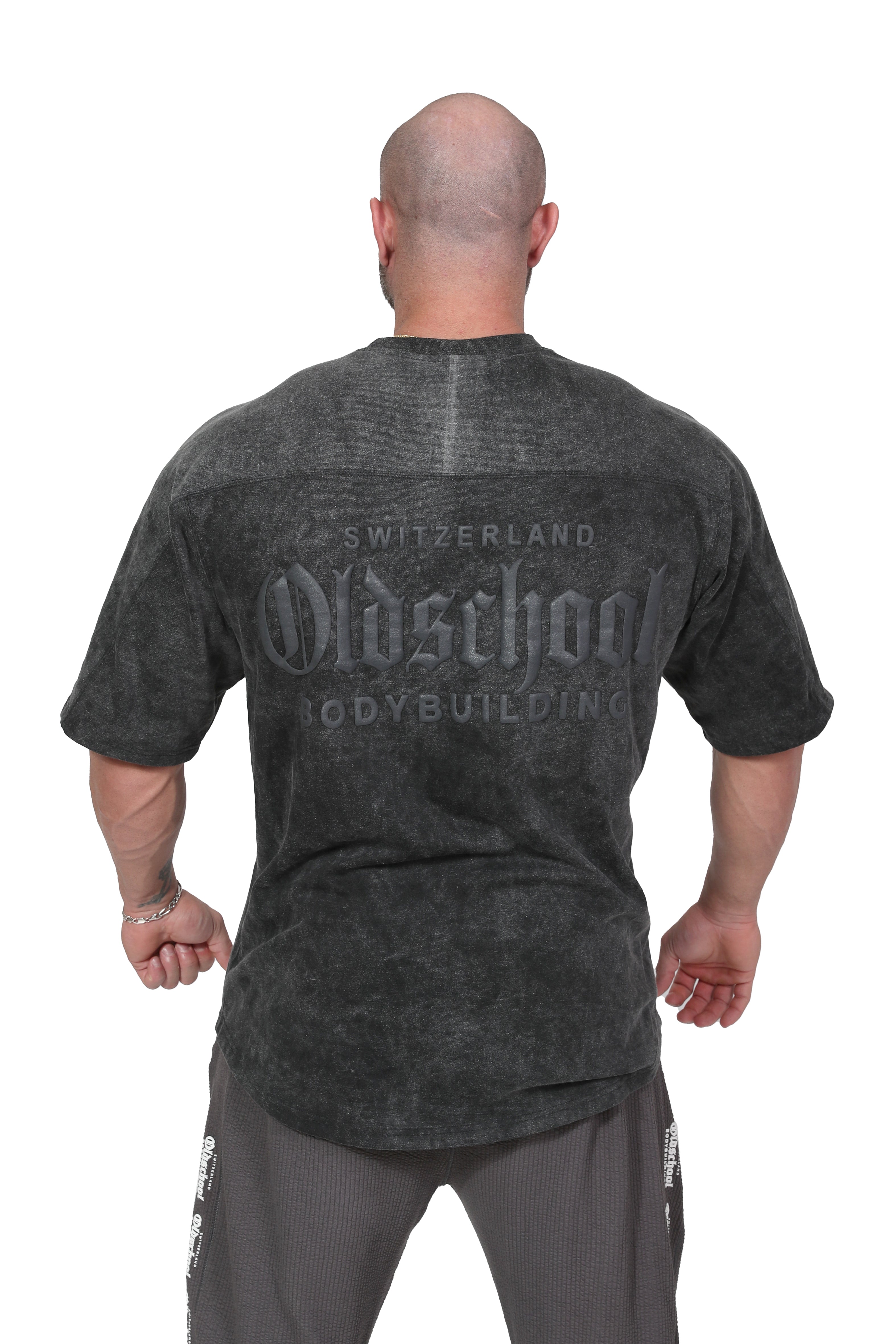 Barcelona Fit Oversized Tee Washed Black