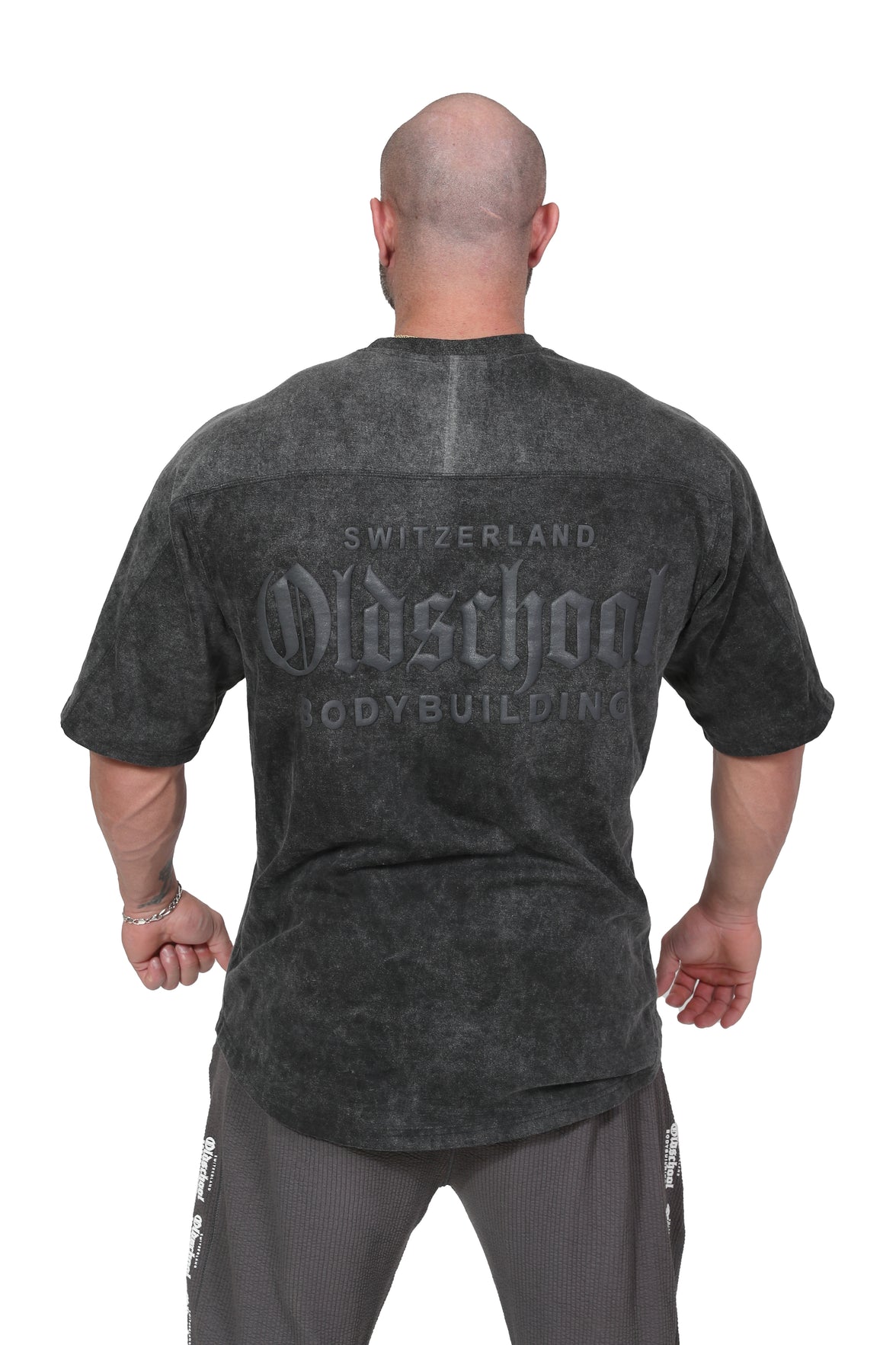 Barcelona Fit Oversized Tee Washed Black