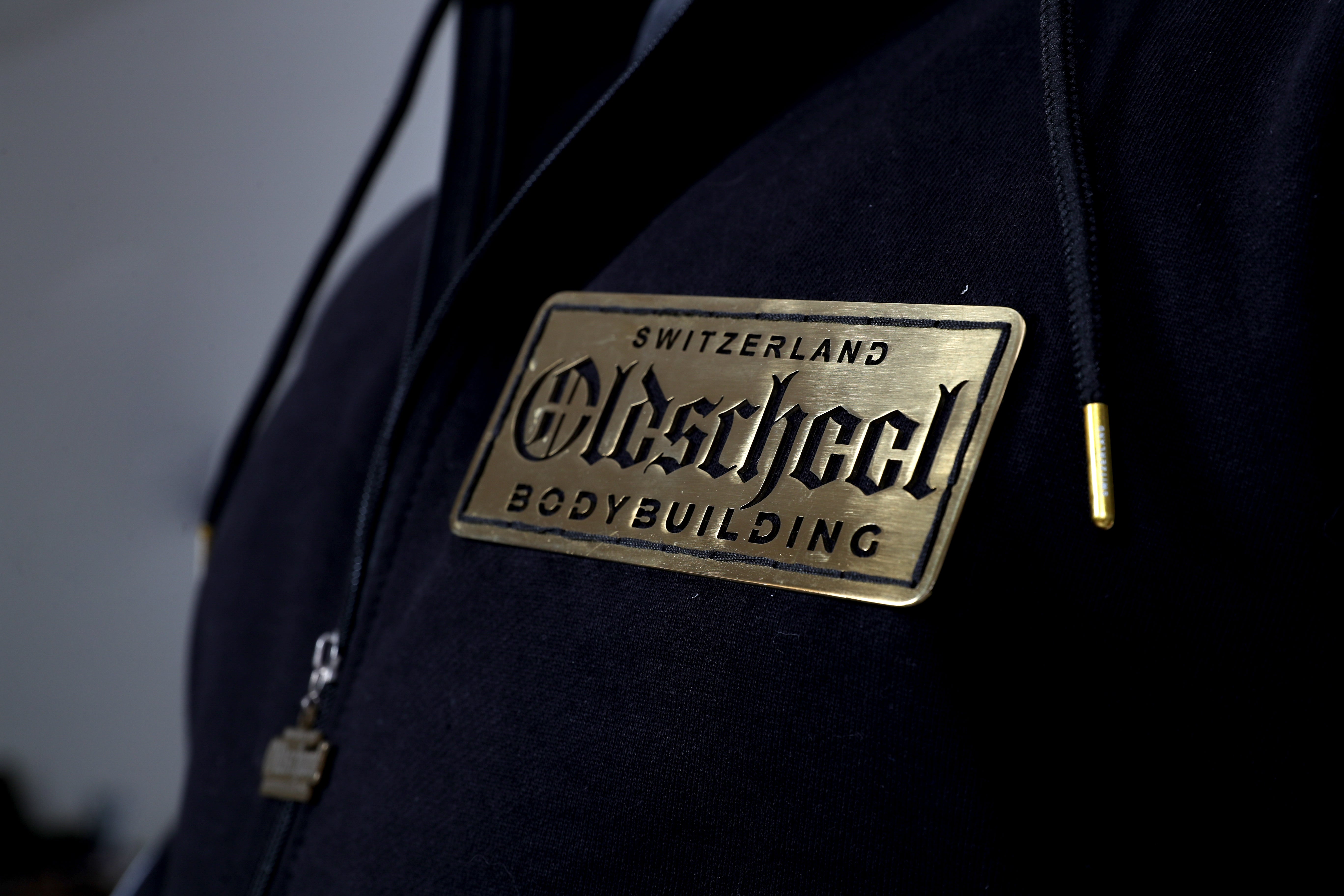 Gold Metal Oversized Hoodie