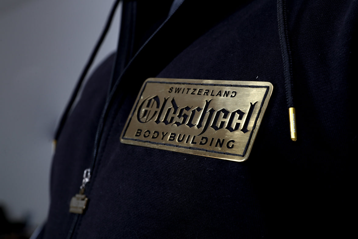 Gold Metal Oversized Hoodie