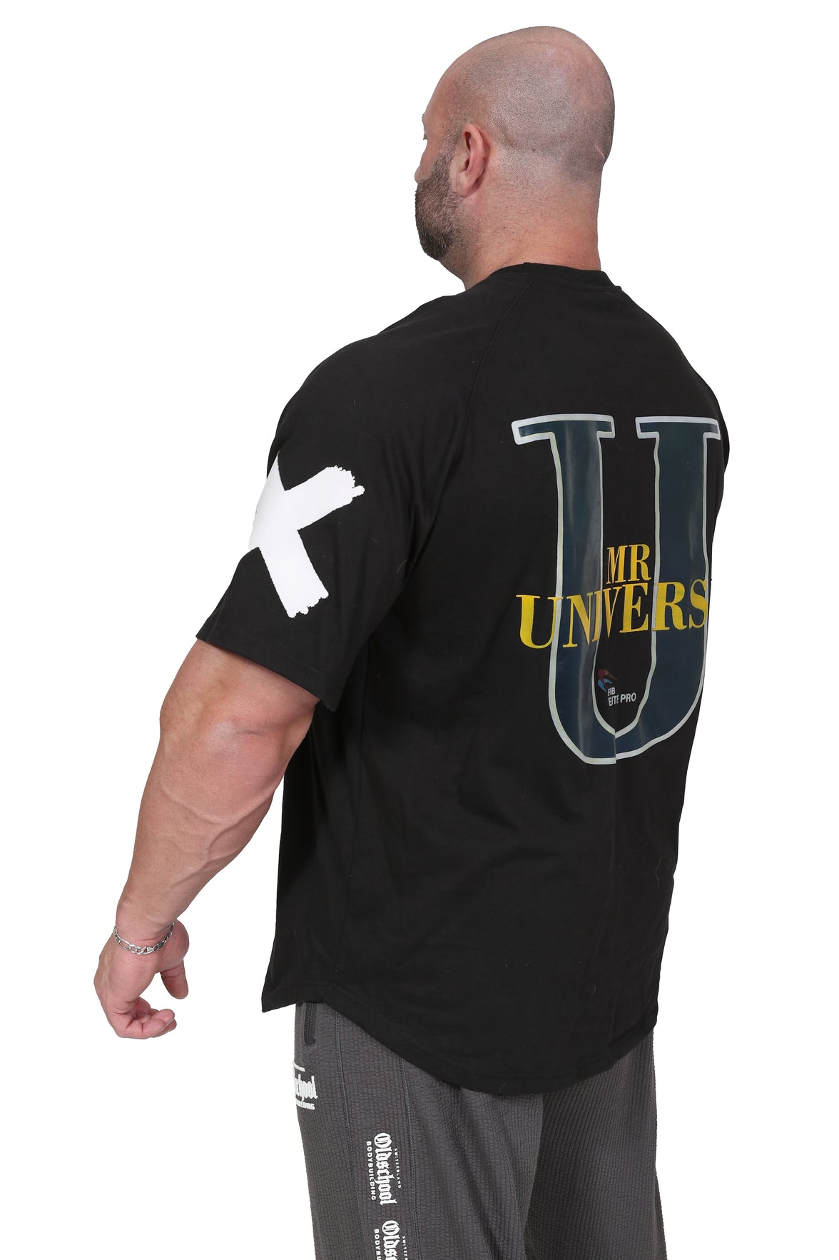 Mr Universe Oversize Tee Schwarz
