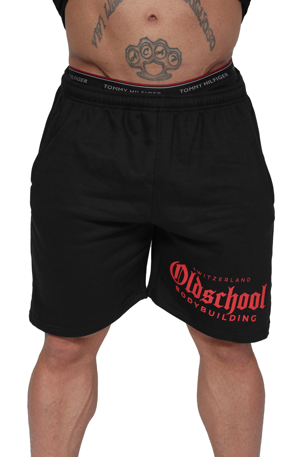 Alicante Oversize Shorts Schwarz/Weiss/Rot