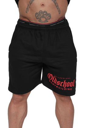 Alicante Oversize Shorts Schwarz/Weiss/Rot