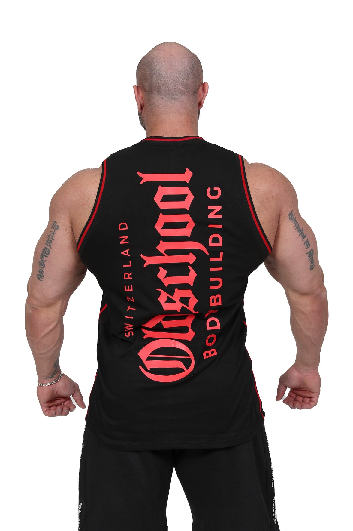 Alicante BIGSHOULDERS Tank Schwarz/Weiss/Rot