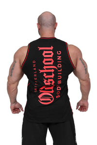 Alicante BIGSHOULDERS Tank Schwarz/Weiss/Rot