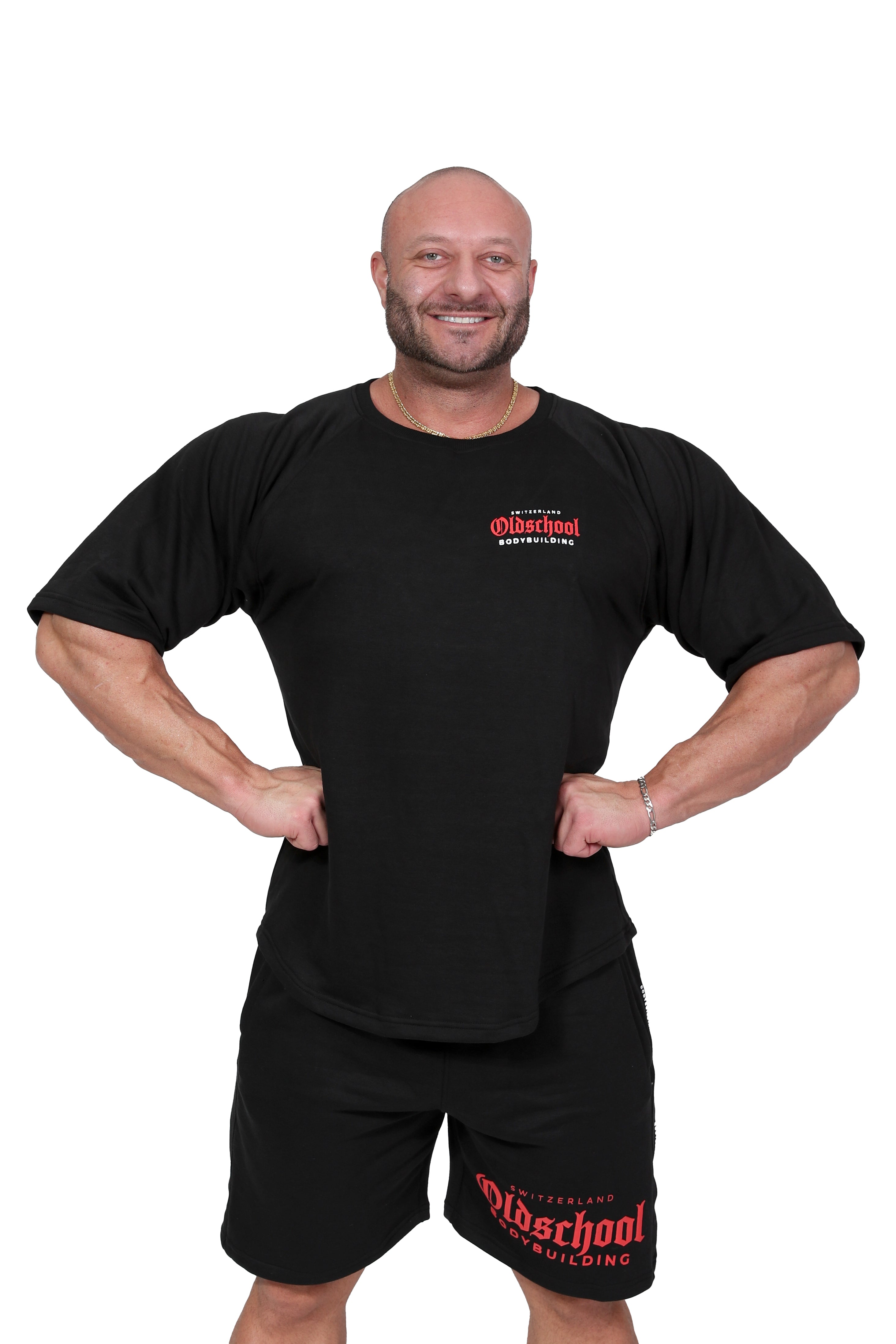 Oldschool Classic Oversize Tee Black/Red/White