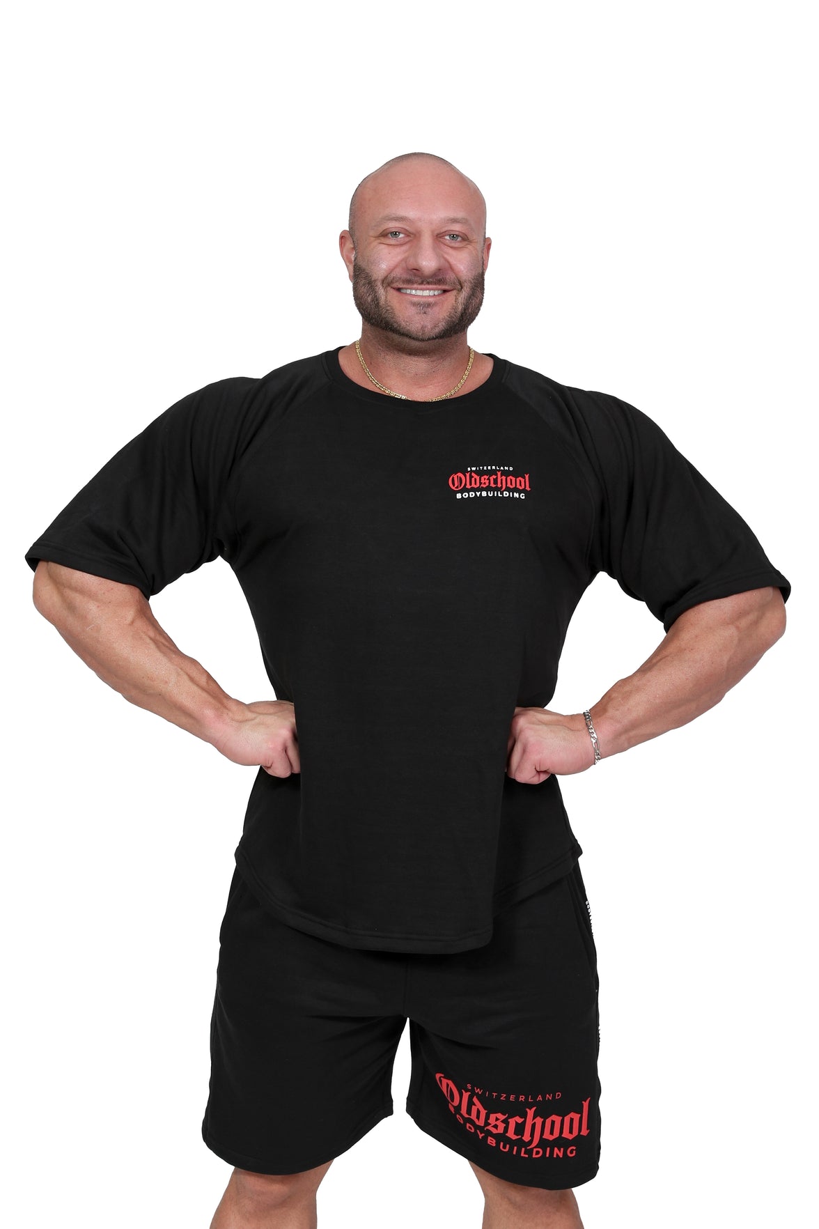 Oldschool Classic Oversize Tee Black/Red/White