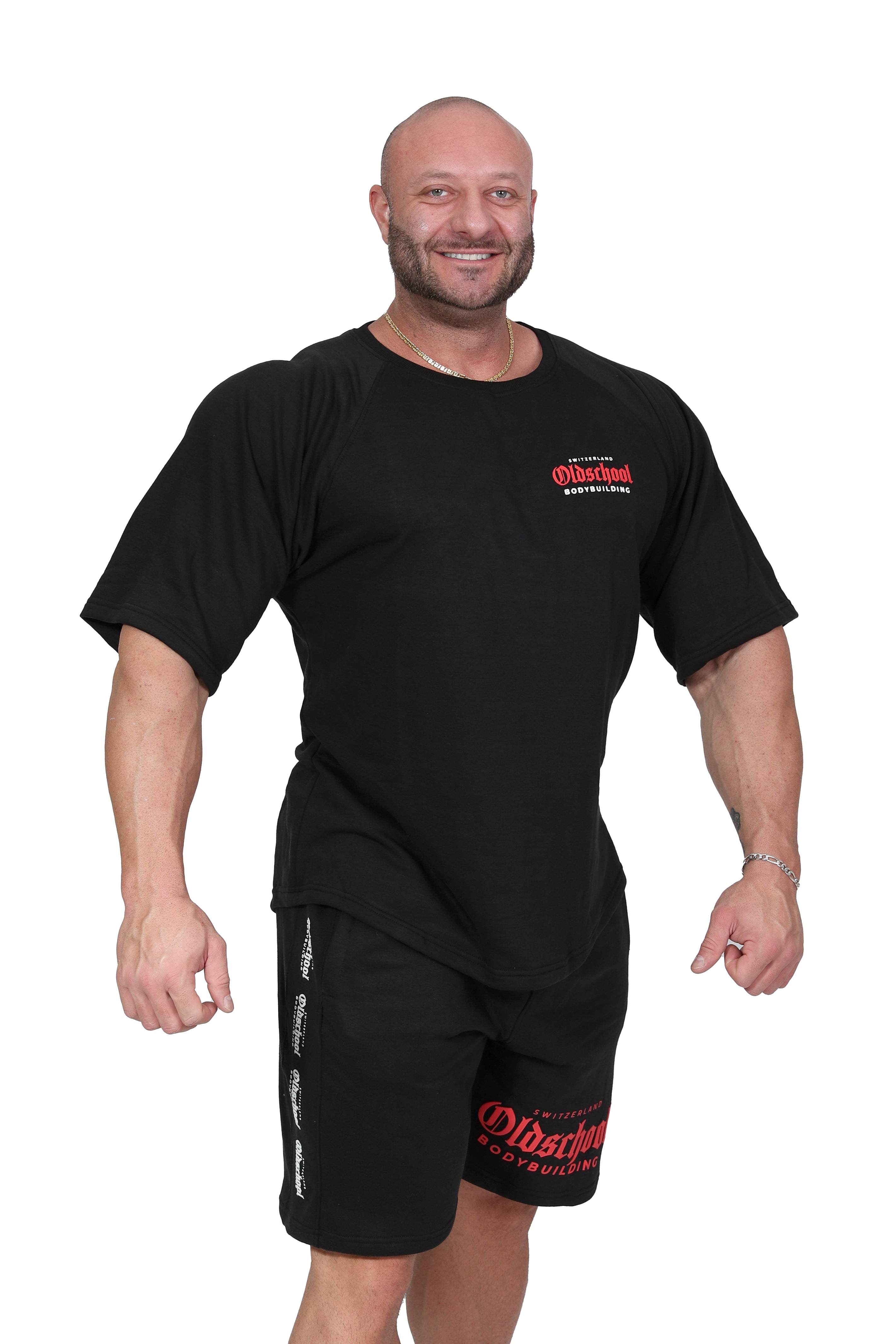 Oldschool Classic Oversize Tee Black/Red/White