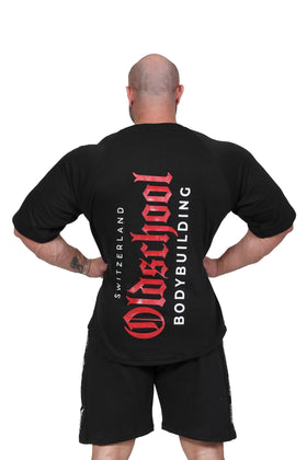 Oldschool Classic Oversize Tee Black/Red/White