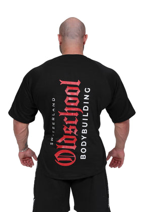 Classic Oversized Tee Schwarz/Weiss/Rot