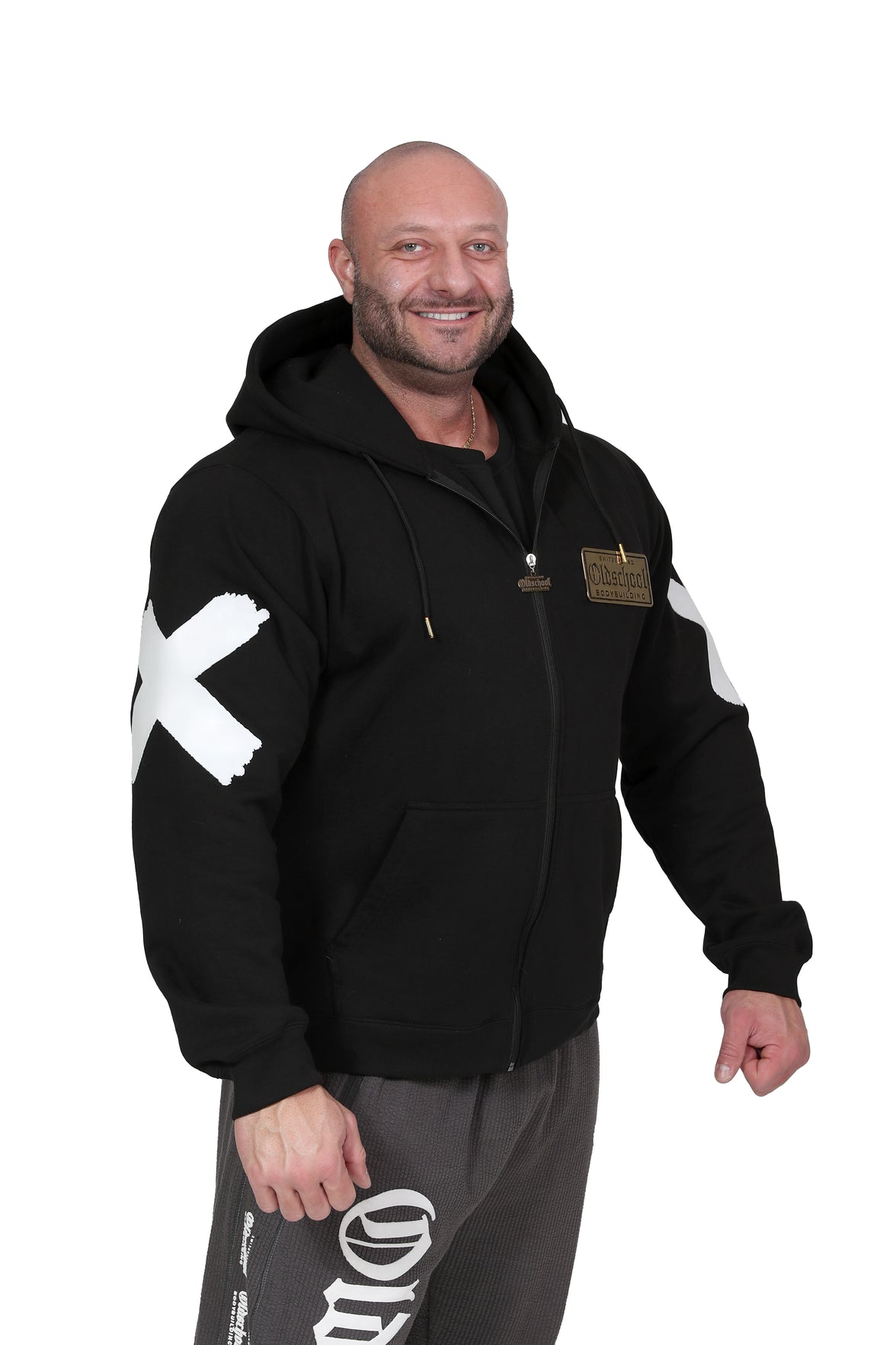 Gold Metal Oversized Hoodie