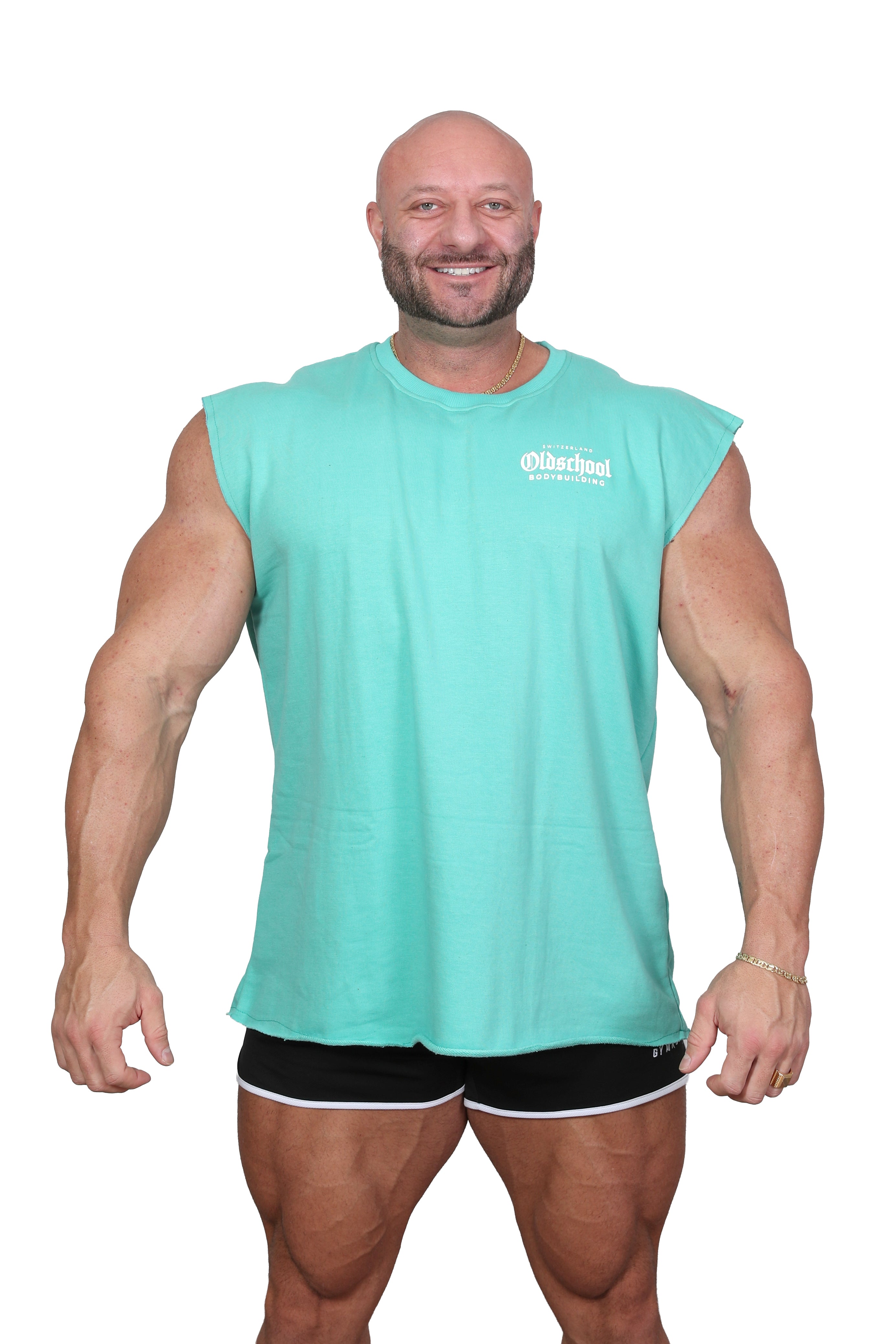 Oversize Sleeveless Calpe Spirit Shirt TÜRKIS
