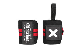 Oldschool Bodybuilding Switzerland Wrist Wraps Pro  - Schwarz/Pro