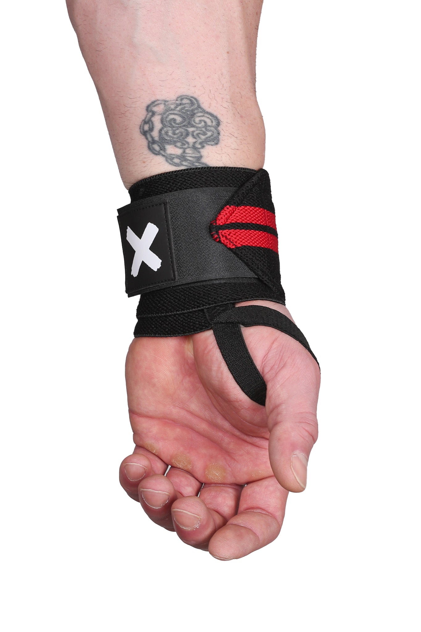Oldschool Bodybuilding Switzerland Wrist Wraps Pro  - Schwarz/Pro