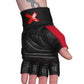 Oldschool Bodybuilding Switzerland Gloves - Schwarz/Rot