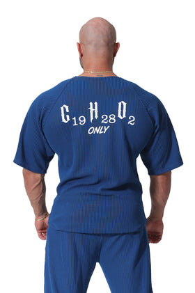 TESTO HYBRID RAG OVERSIZE SHIRT KÖNIGSBLAU