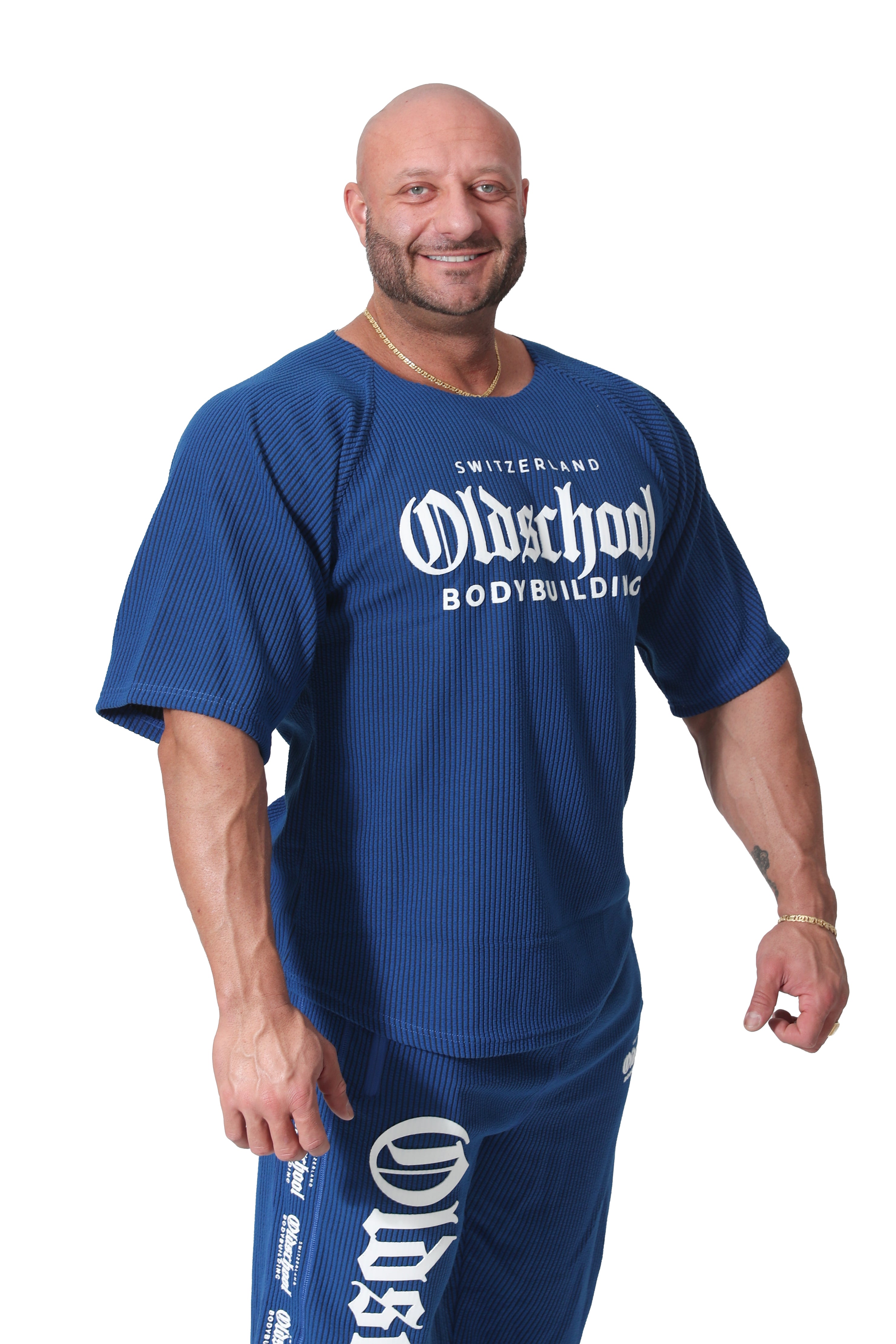 TESTO HYBRID RAG OVERSIZE SHIRT KÖNIGSBLAU