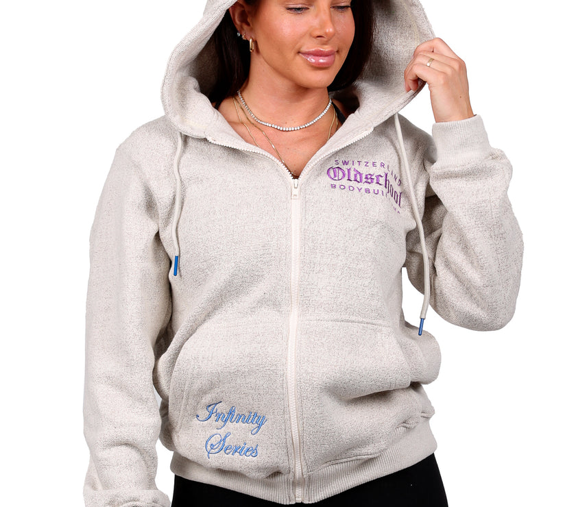 Oldschool Bodybuilding Series Springs Hoodie - Lila/Blau