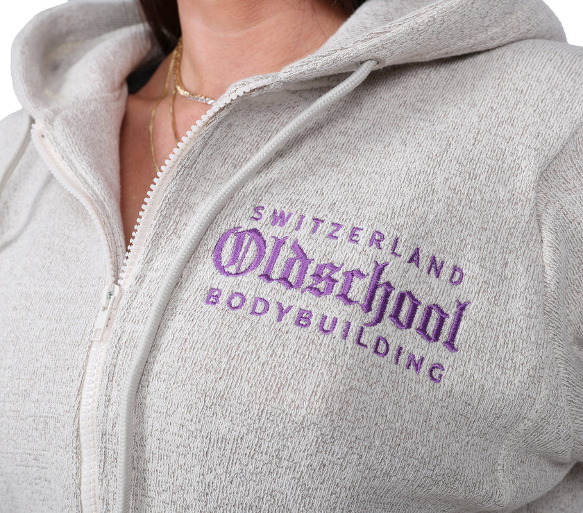 Oldschool Bodybuilding Series Springs Hoodie - Lila/Blau