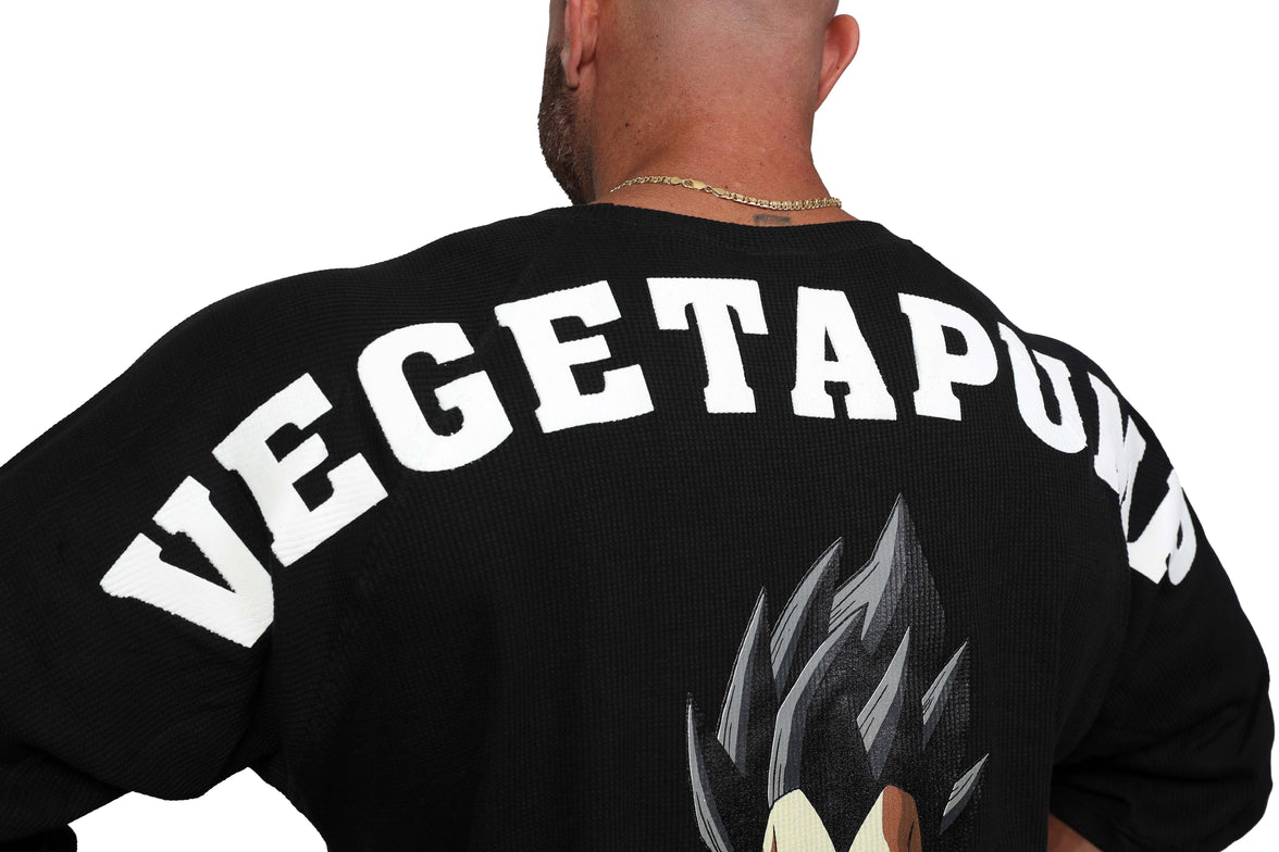 Oldschool Bodybuilding Switzerland Vegetapump Oversized Tee - Schwarz/Blau