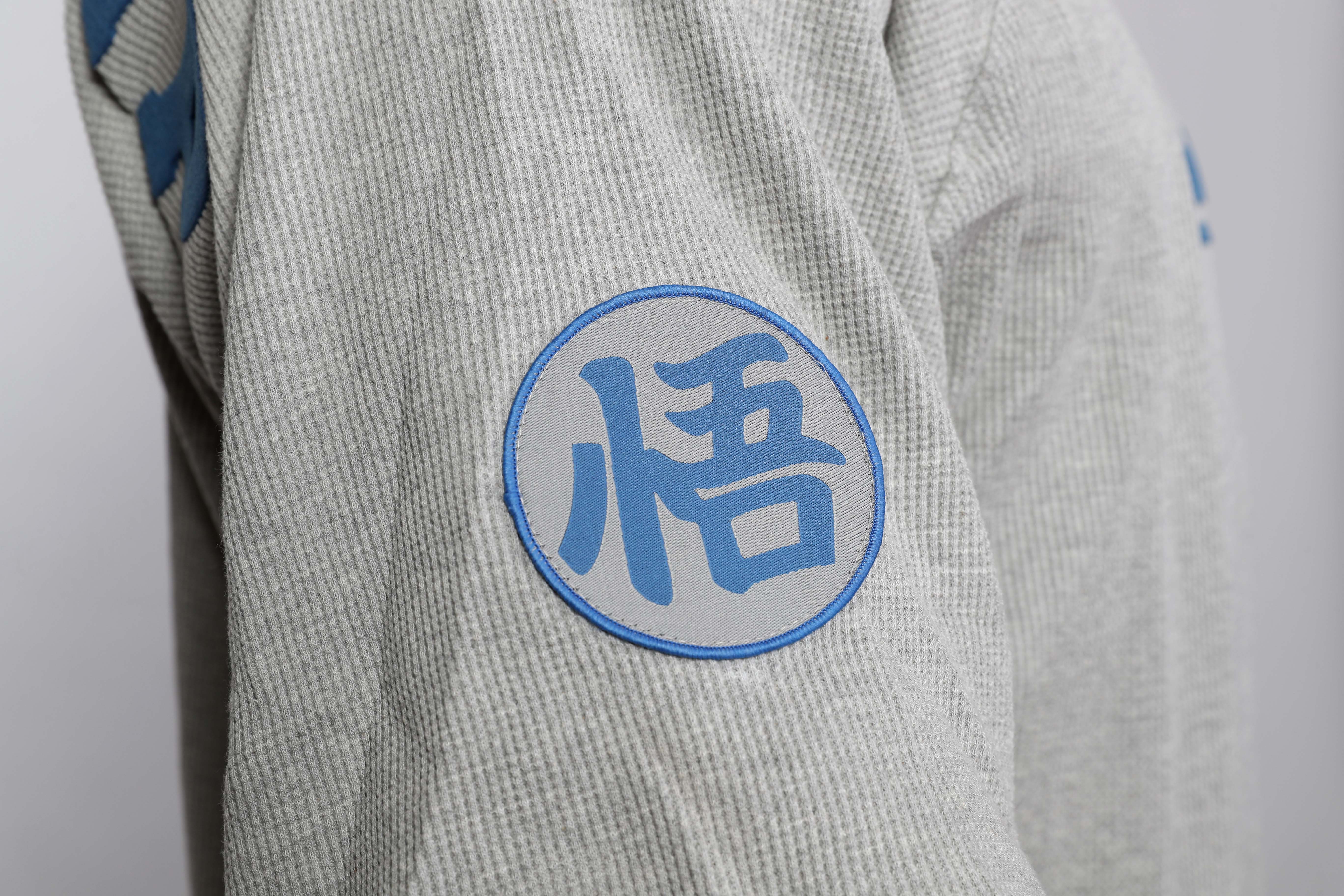 Oldschool Bodybuilding Switzerland Vegetapump Oversized Tee - Grau/Blau