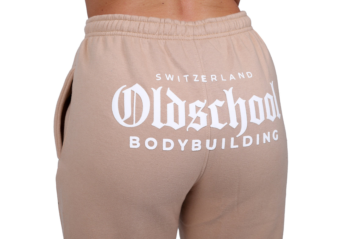 Oldschool Bodybuilding Switzerland Infinity Series 1981 Booty Pants - Beige