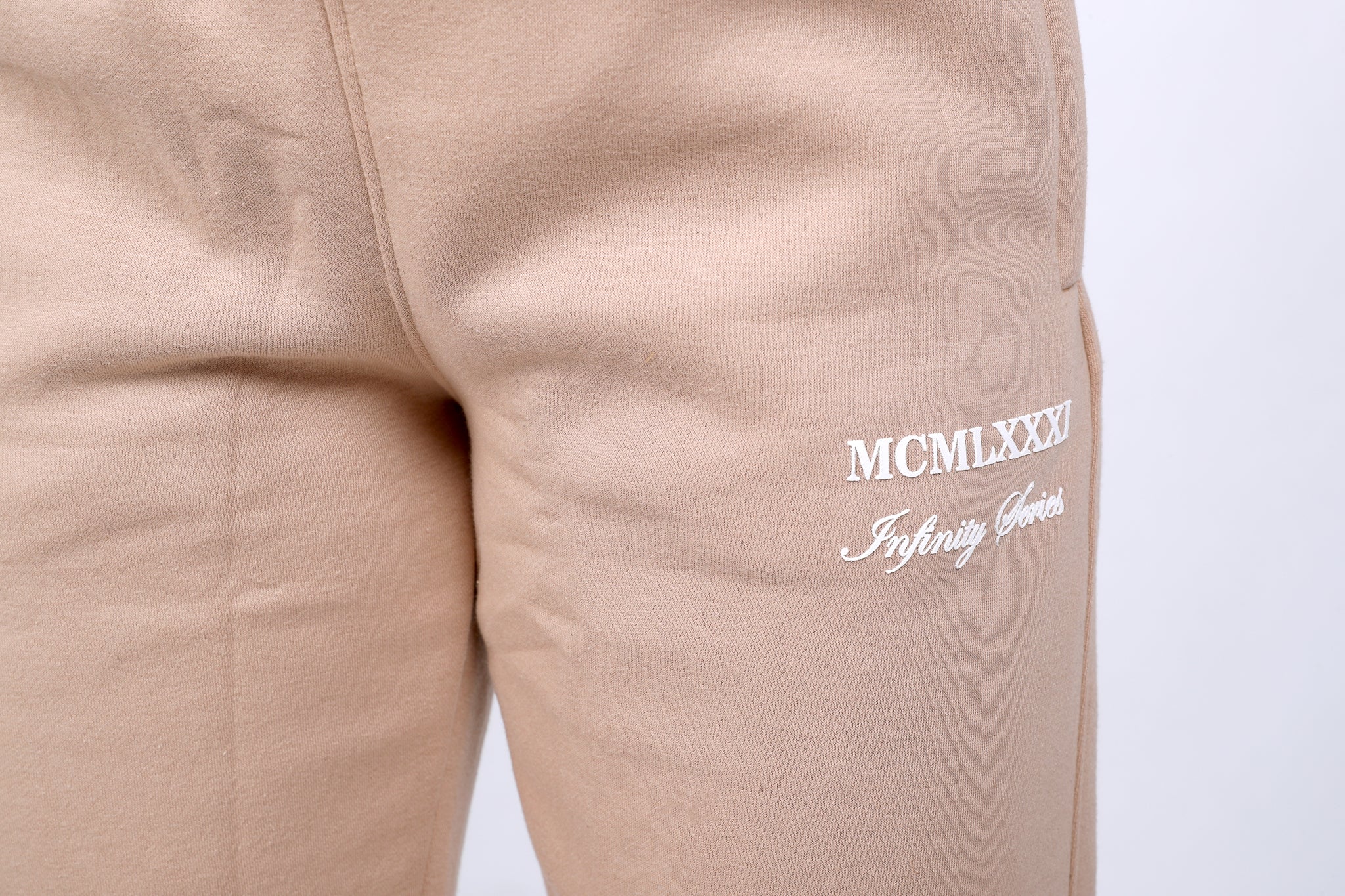 Oldschool Bodybuilding Switzerland Infinity Series 1981 Booty Pants - Beige