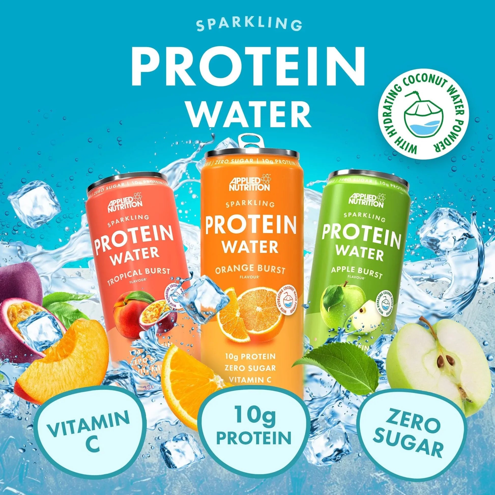 Applied Nutrition Protein Water - Orange Burst