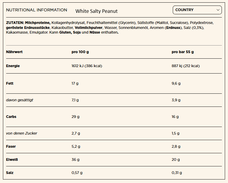 Barebells Protein Bar 55g