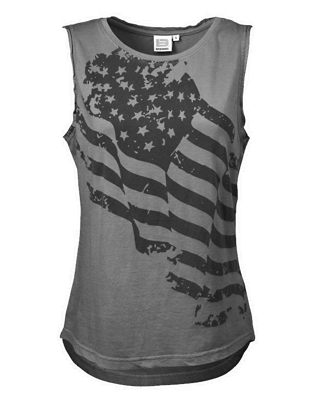 Better Bodies Womens Street Tank - Smoke Grey