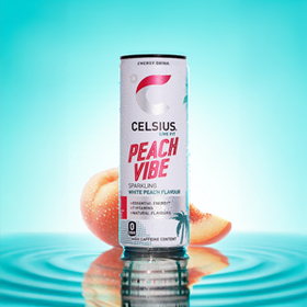Celsius Peach Vibe