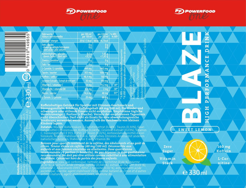Blaze High Performance Drink 330ml