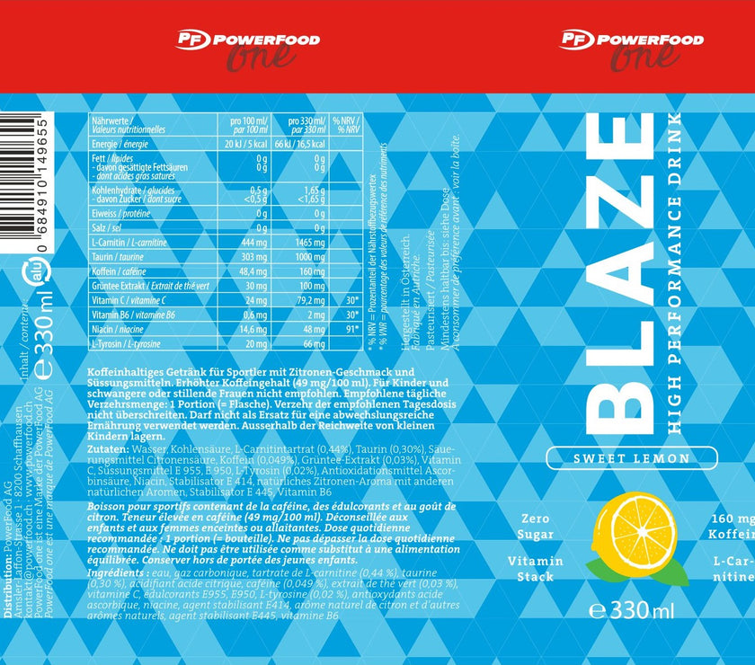 Blaze High Performance Drink 330ml
