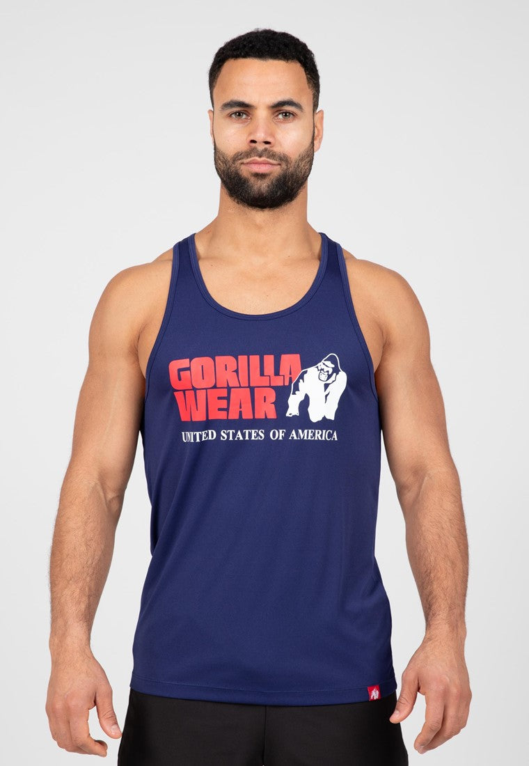 Gorilla Wear Classic Training Tank Top - Navy