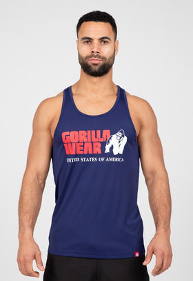 Gorilla Wear Classic Training Tank Top - Navy