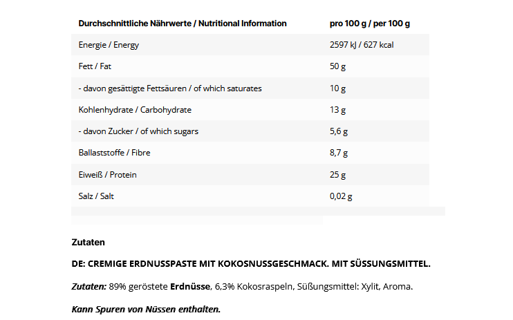 Inlead Peanut Squeeze - Coconut