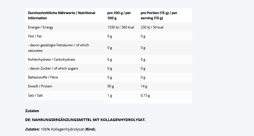 Inlead Collagen Peptides 500g