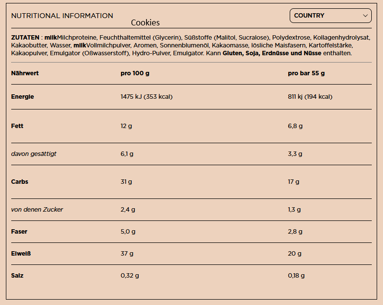Barebells Protein Bar 55g